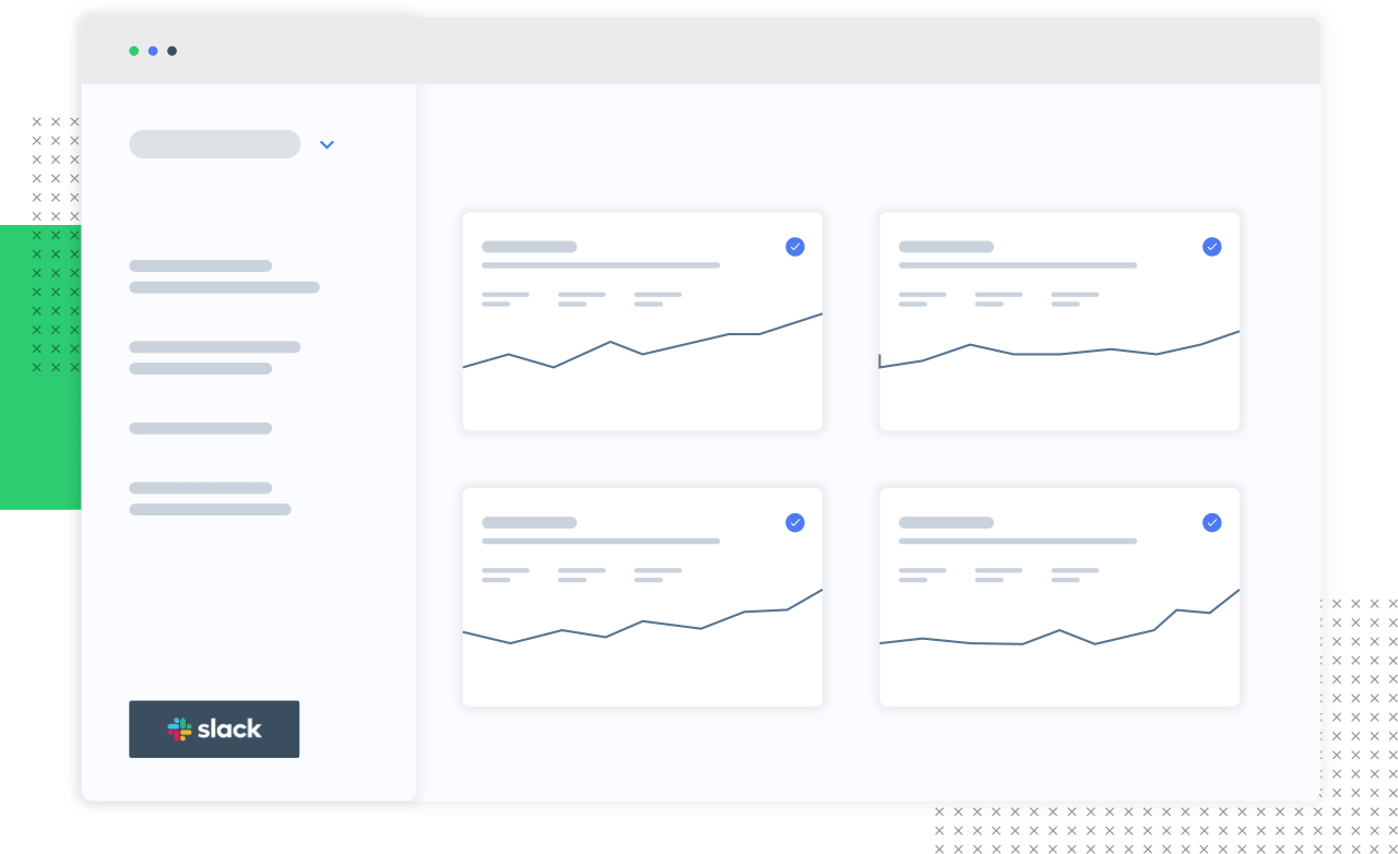 Slack dashboard illustration